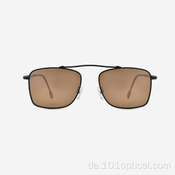 Modische quadratische Metall-Herren-Sonnenbrille